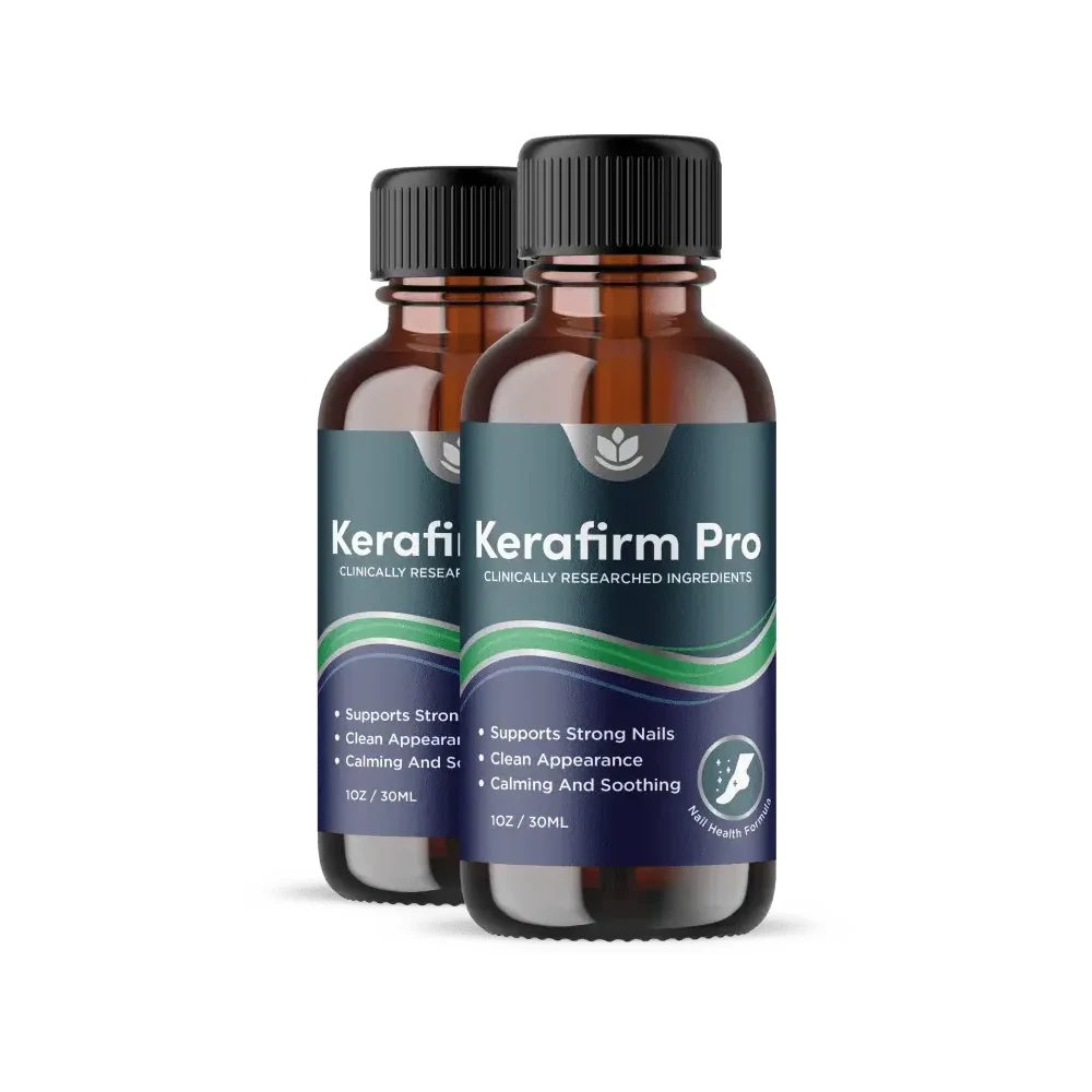Kerafirm Pro 2 bottles package — nail serum pricing